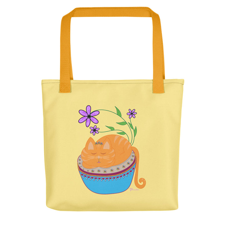 The Ginger Cat Tote Bag - Tazloma