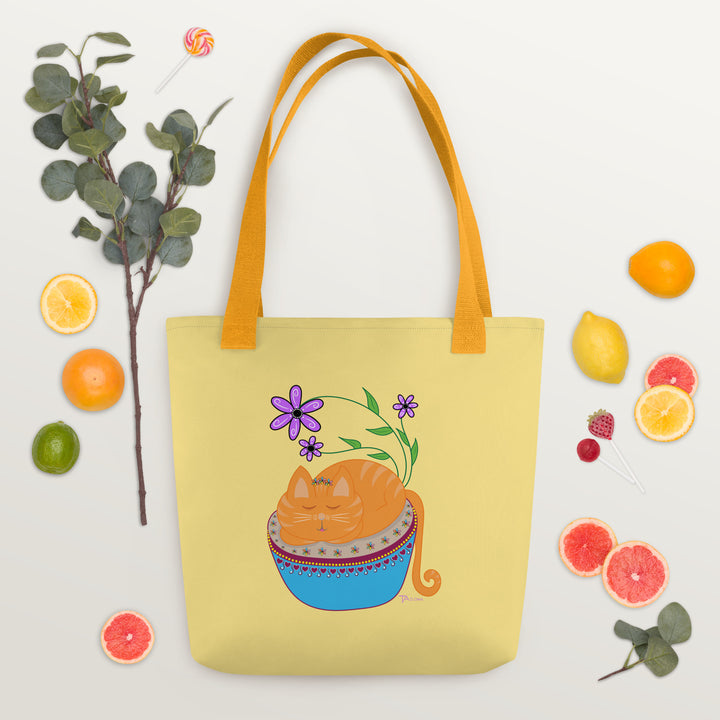 The Ginger Cat Tote Bag - Tazloma