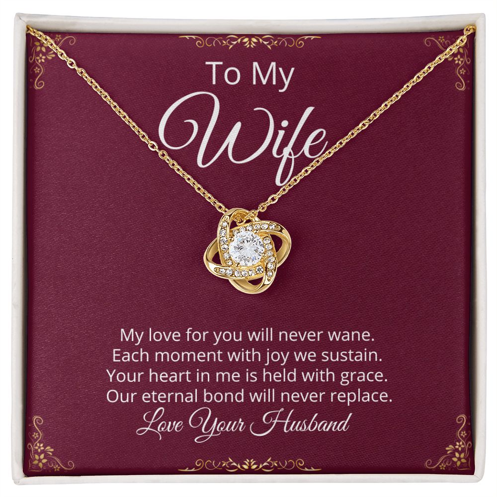 Eternal Bond Necklace A Love Story - Tazloma