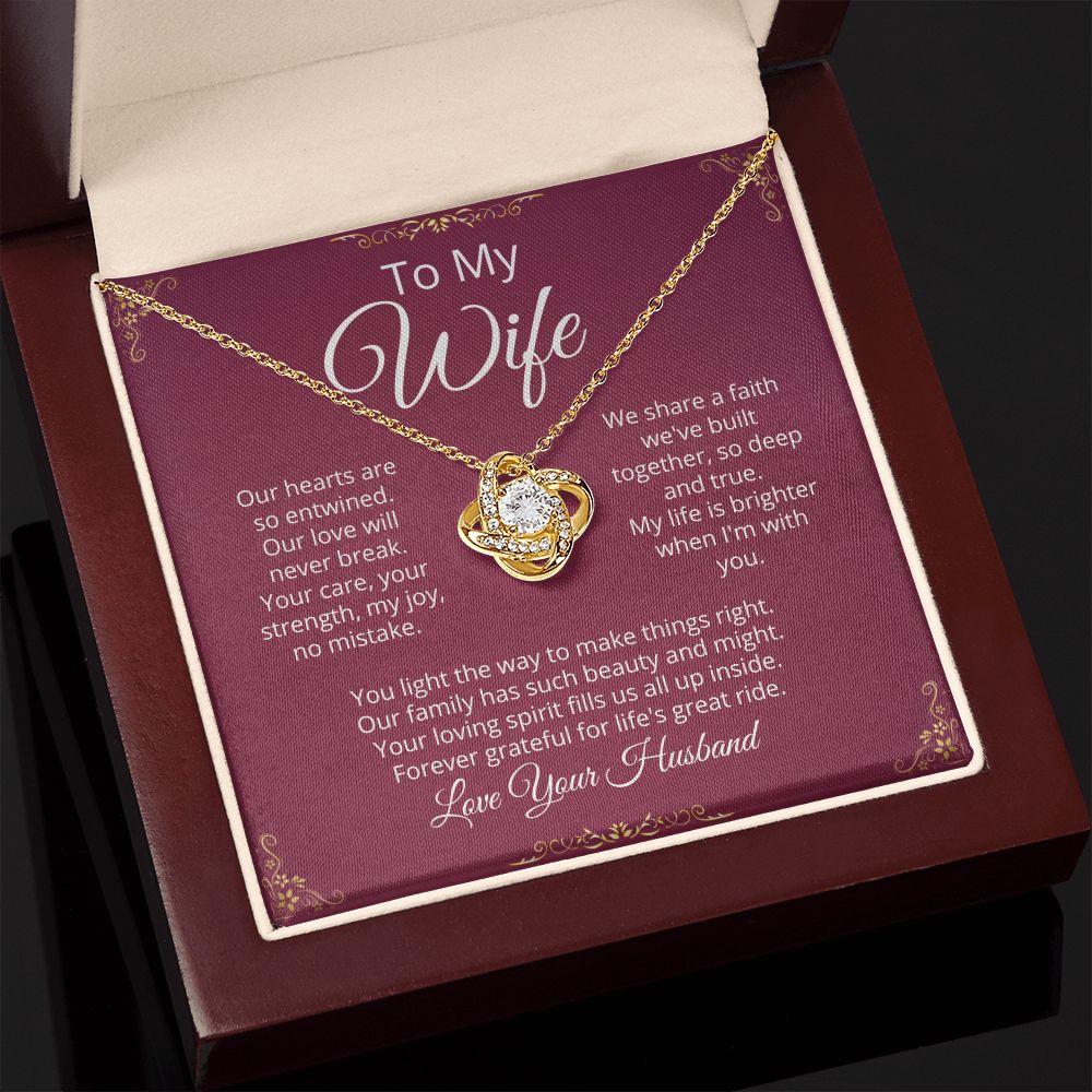 Forever Entwined Our Love Necklace - Tazloma