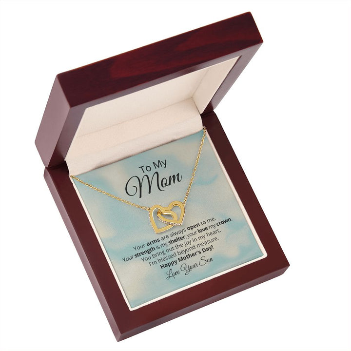 Mom’s Love And Care Necklace Shelter And Crown - Tazloma
