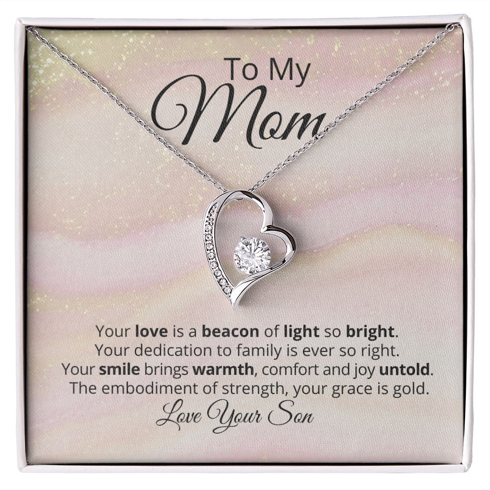 Inspiring Mom Necklace Of Dedication - Tazloma