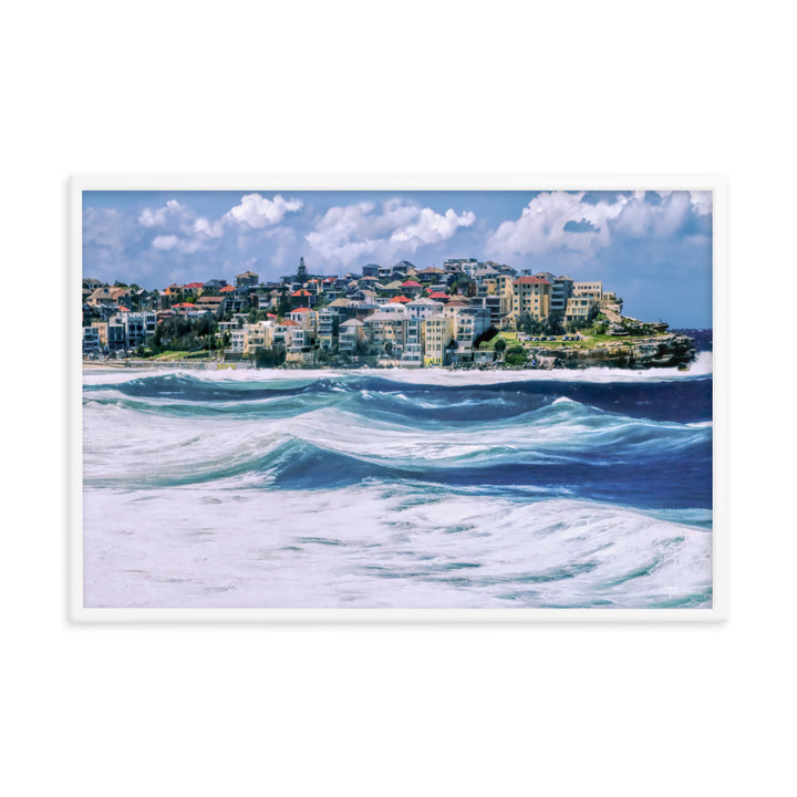 Bondi Beach Storm Framed Photo - Tazloma