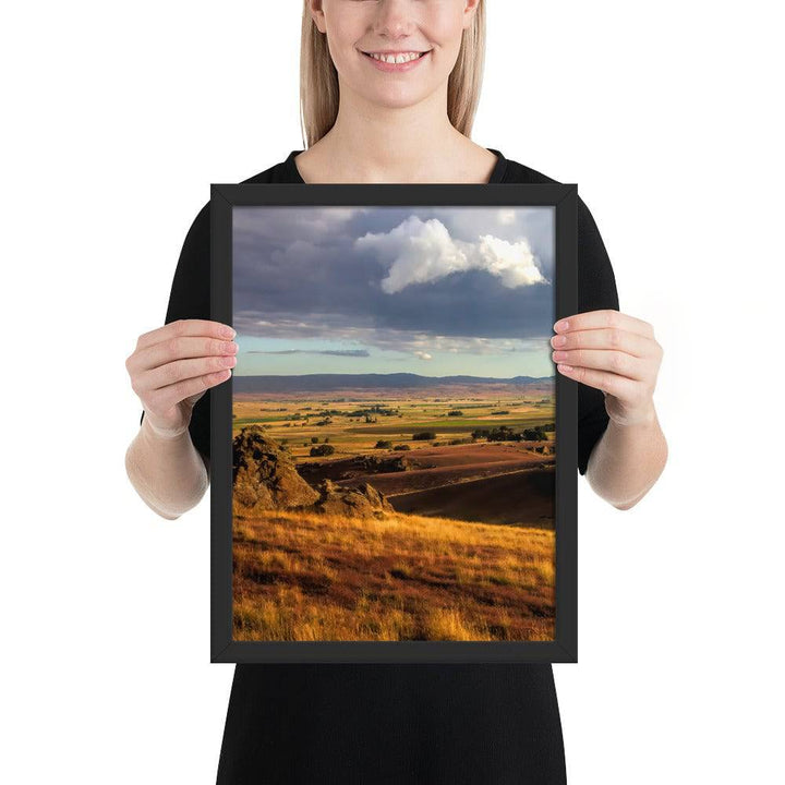 New Zealand Landscape Framed Photo - Tazloma